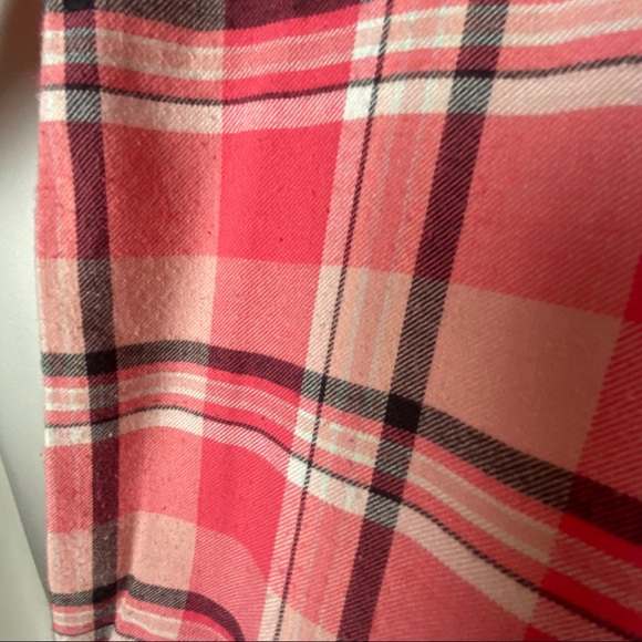 Old Navy Girls Pink Tunic Plaid Shirt Large - Picture 10 of 14